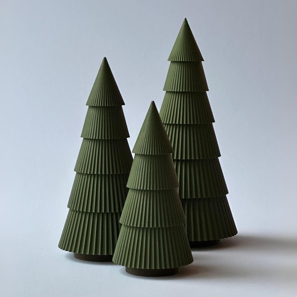 3er Set Tannenbäume aus Manufaktur