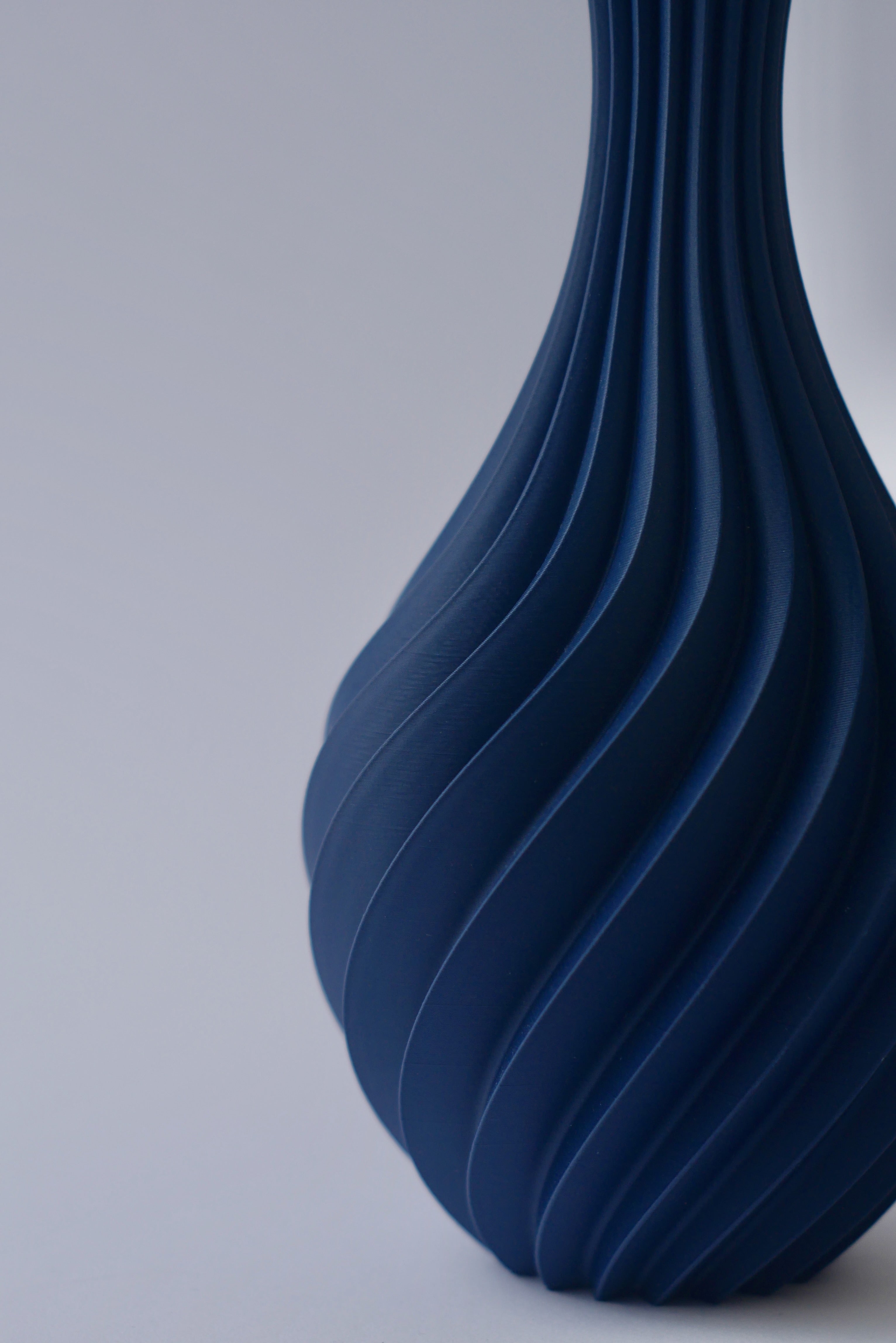 Vase: "Bris" in Abendblau