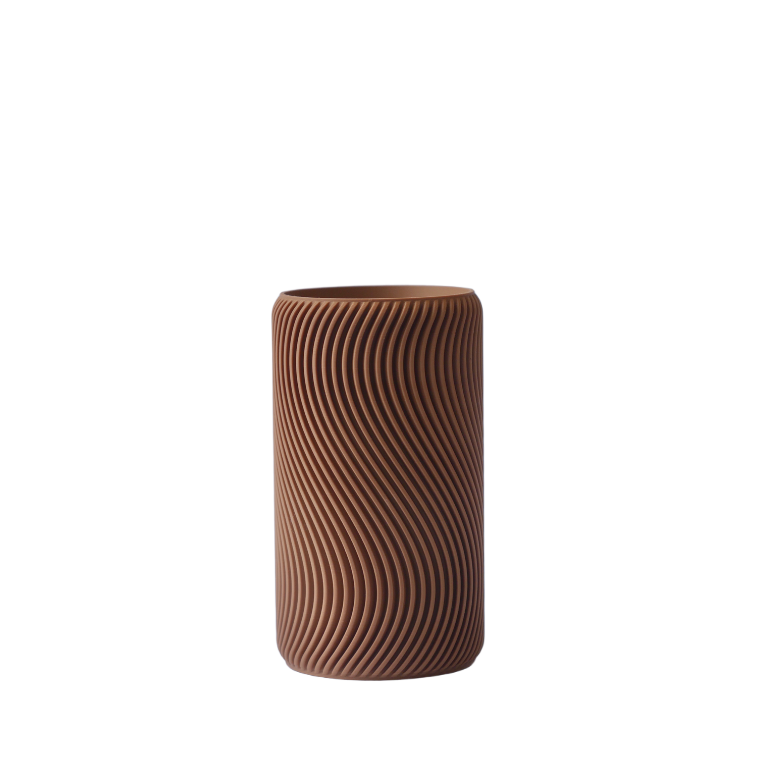 Vase: "Våg" in Karamell