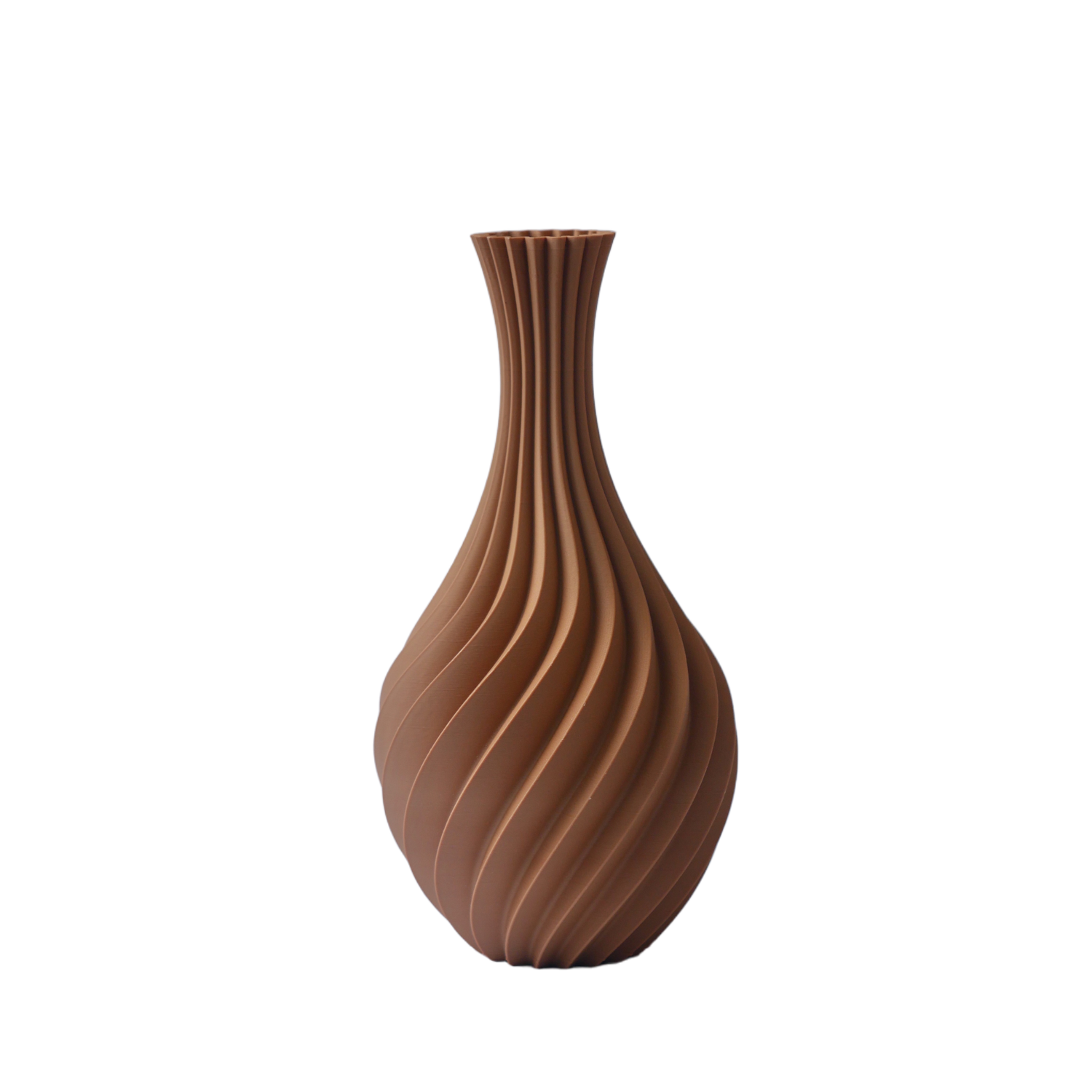 Vase: "Bris" in Karamell